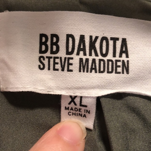 NWT Steve Madden BB Dakota Faux Suede Moto Jacket, XL - Picture 4 of 6